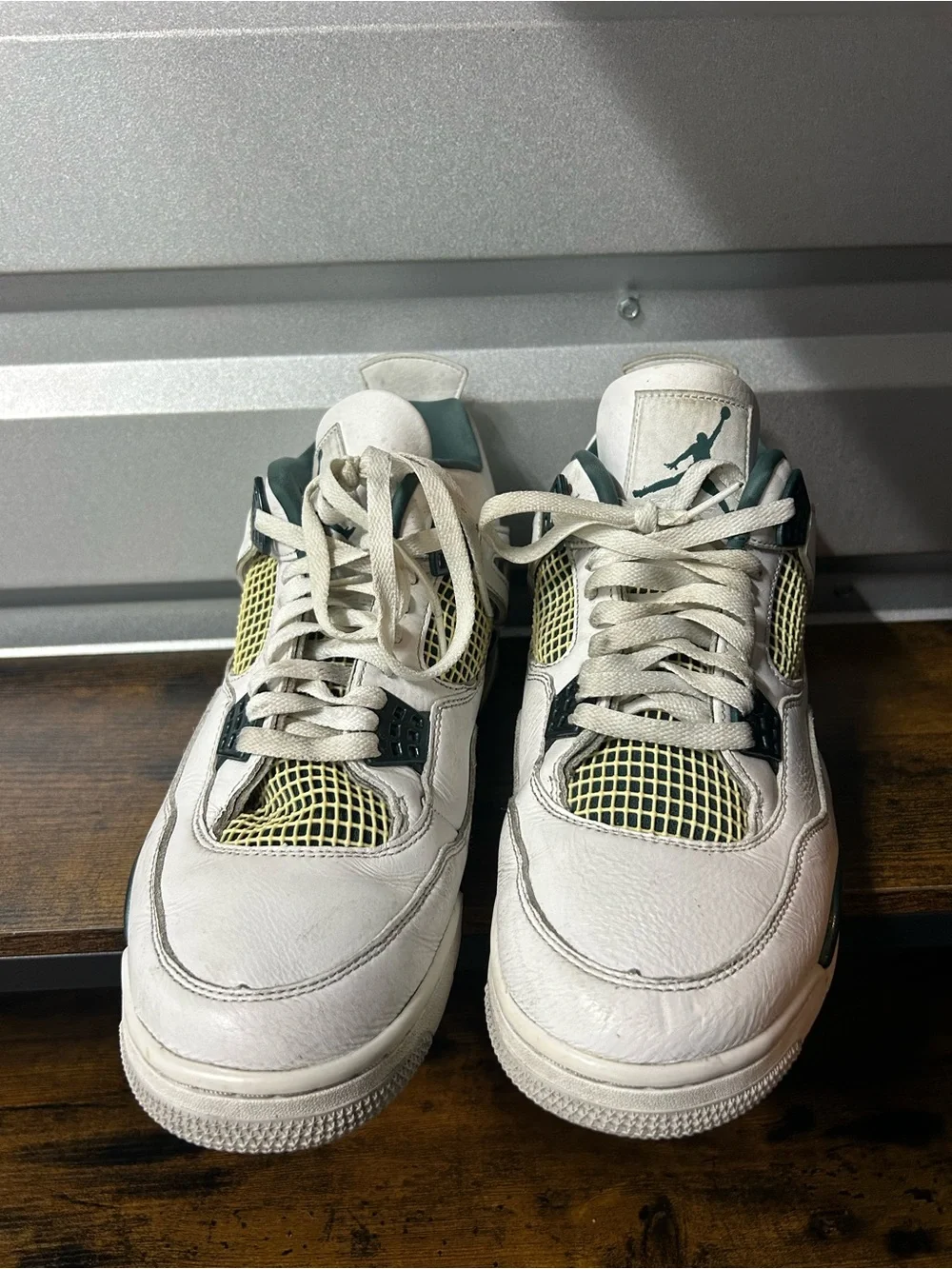 Size 11.5 - Air Jordan 4 Retro Oxidized Green